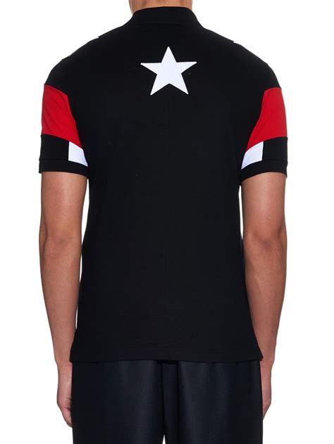 givenchy stars and stripes polo|Men's Givenchy Designer Polo Shirts .